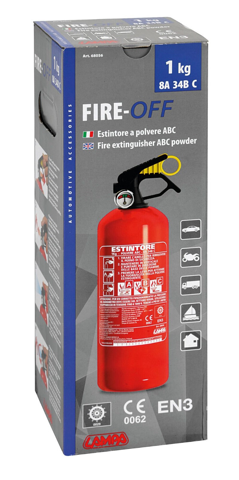 Estintore Auto kg 1