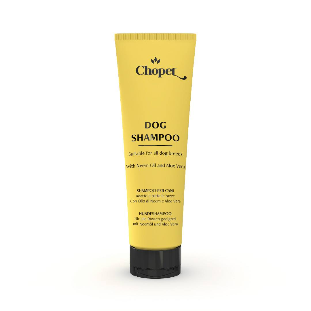 Shampoo per cani - 250 ml
250 ml | Arricchito con Olio di Neem e Aloe Vera